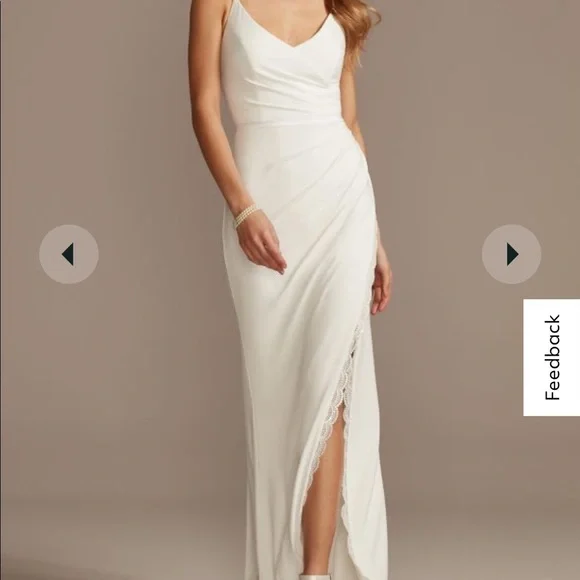 chinese dress ladies ASHLEYlauren 11664 Beaded Corset Jersey Gown